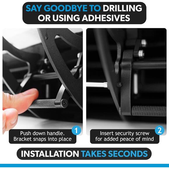 Front License Plate Holder for Tesla Model Y (2020-2024), Effortless Install No - Picture 3 of 5